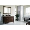 James Martin Vanities Brittany 48in Single Vanity, Burnished Mahogany w/ 3 CM Eternal Marfil Quartz Top 650-V48-BNM-3EMR